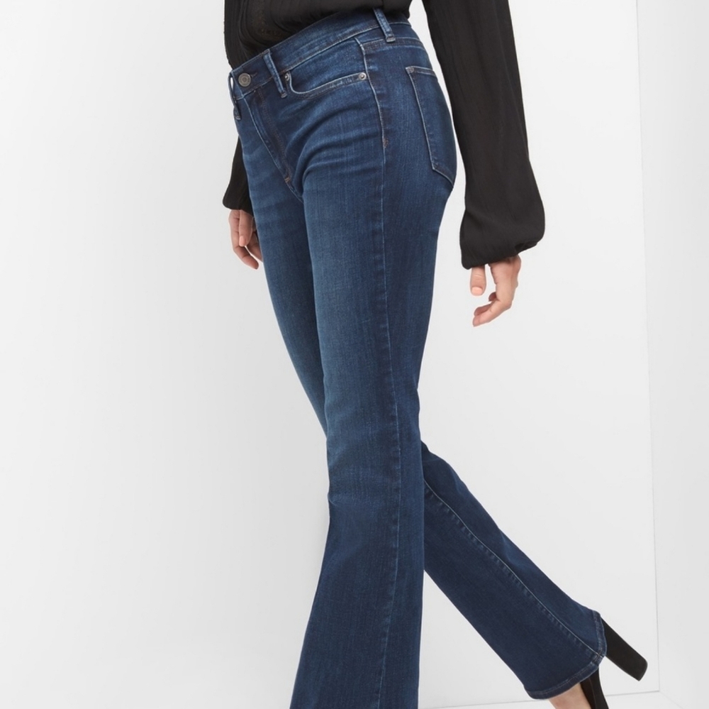 Gap 1969 Dark Wash Perfect Boot Cut Denim Jeans 0